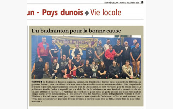 Merci pour le téléthon